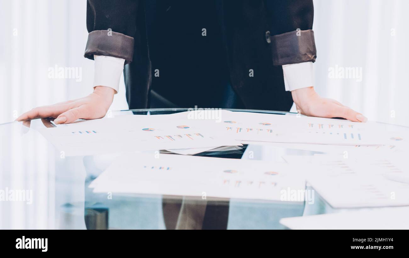 female company leader successful business lady Stock Photo - Alamy