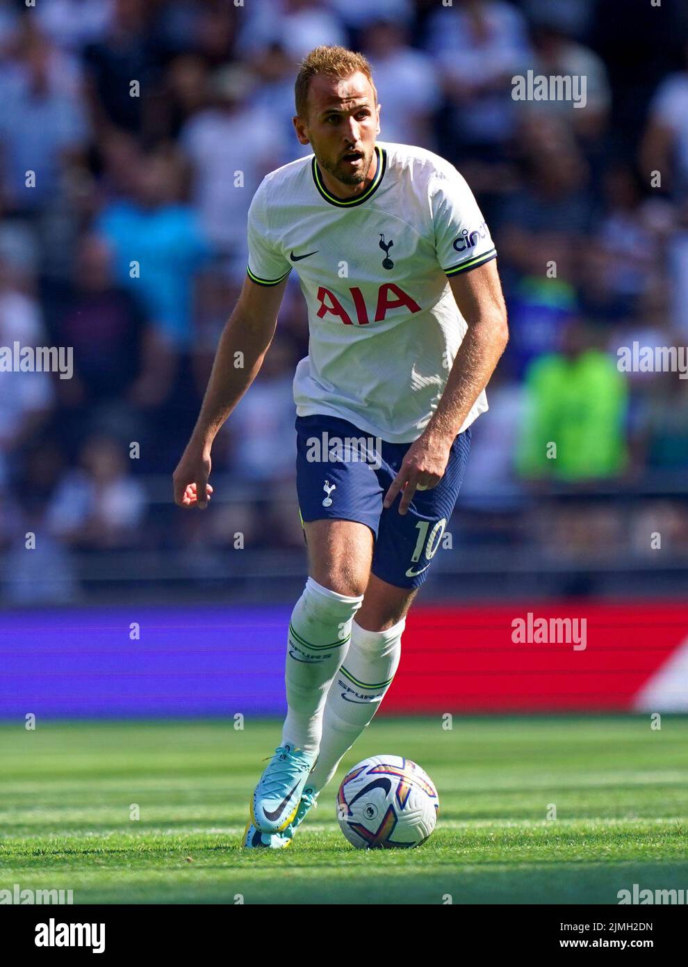 Tottenham Hotspur's Harry Kane during the Premier League match at Tottenham Hotspur Stadium, London. Picture date: Saturday August 6, 2022. Stock Photo