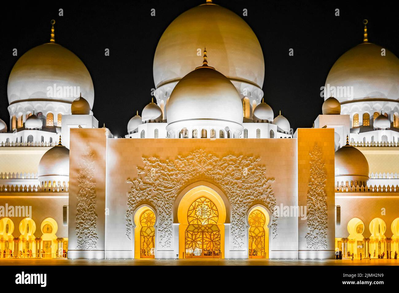 Shakezy Cayd Grand Mosque (United Arab Emirates) Stock Photo