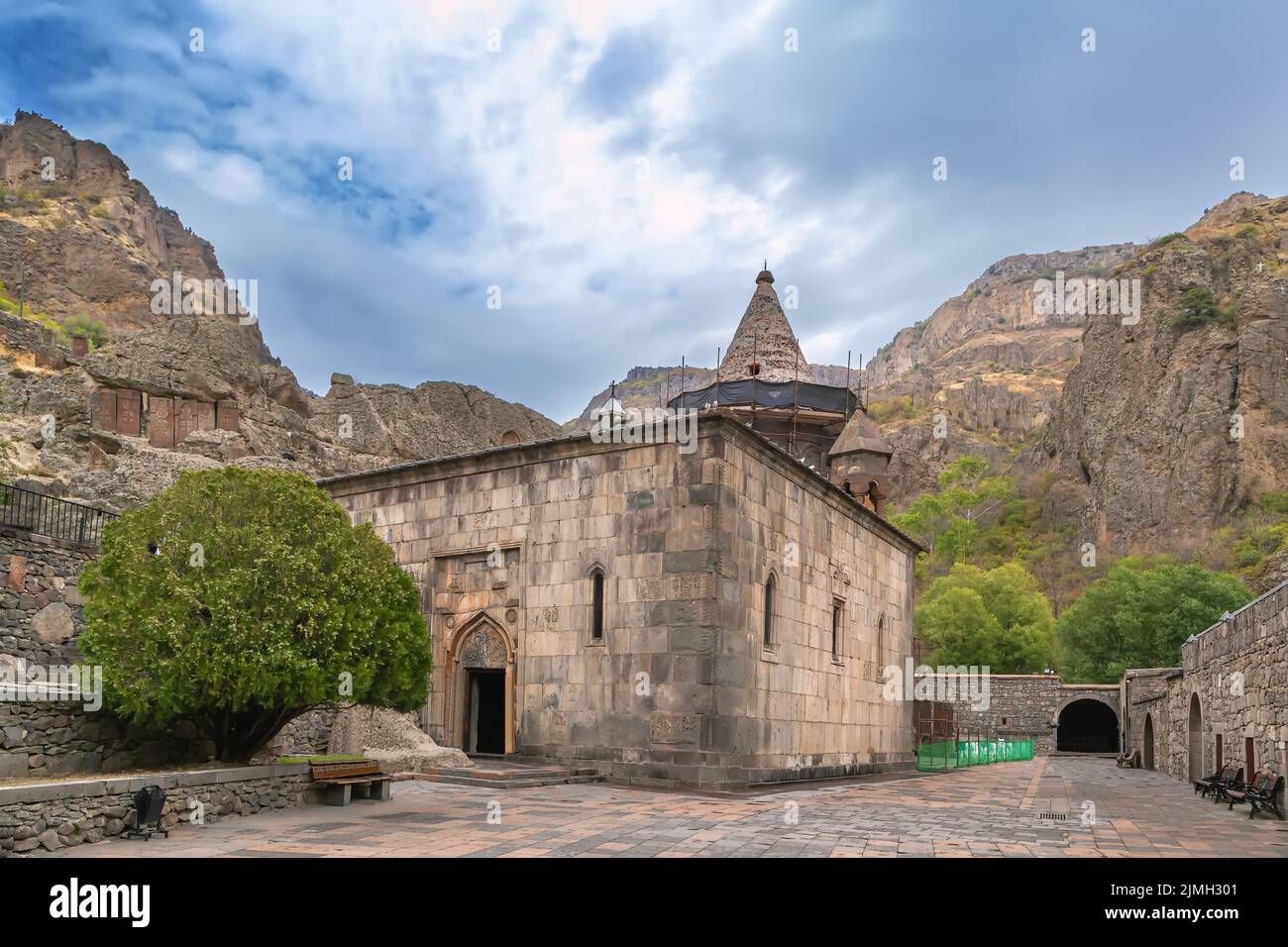 Geghard monastery, Armenia Stock Photo