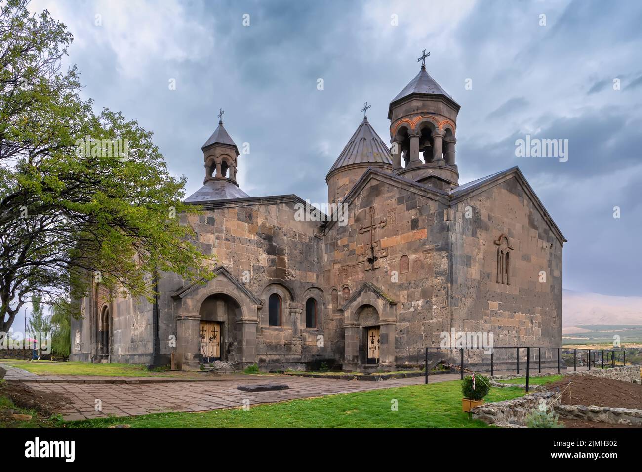 Saghmosavank monastery, Armenia Stock Photo