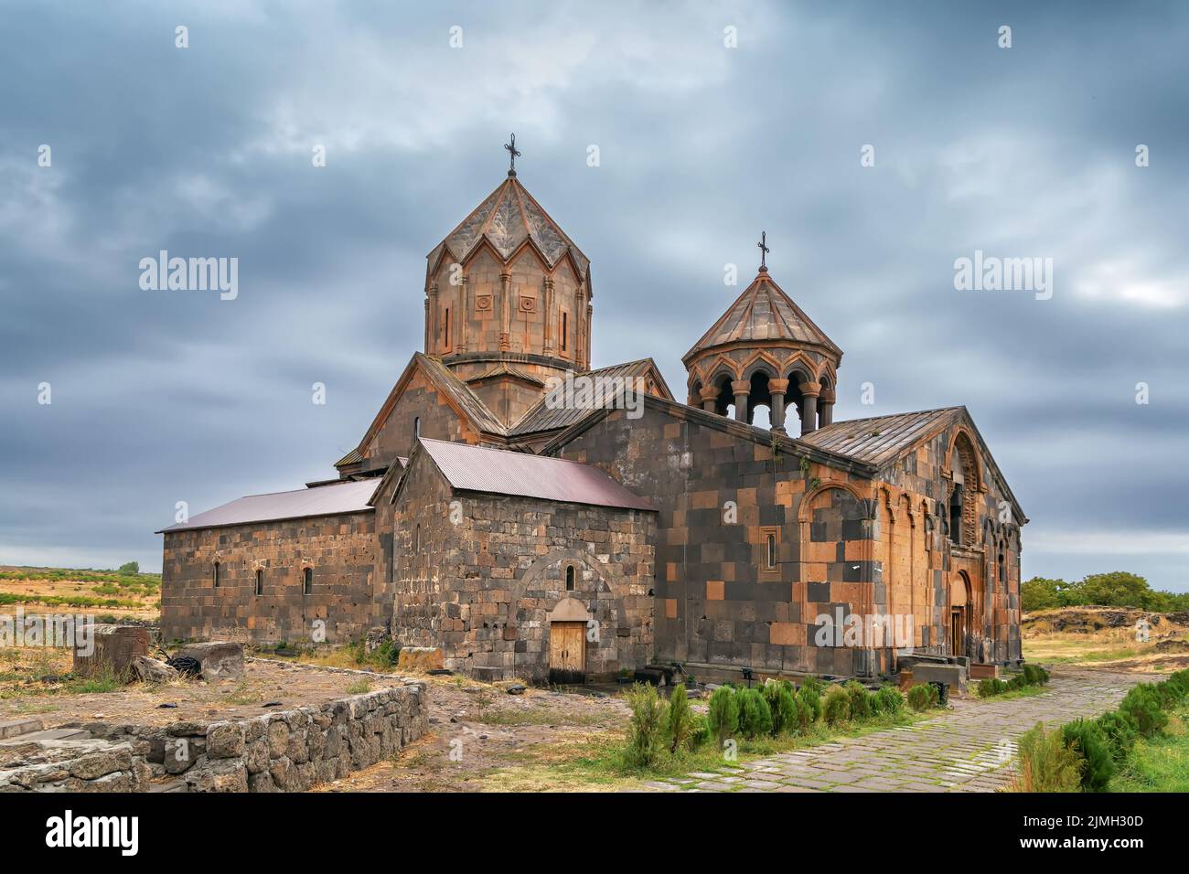 Hovhannavank monastery, Armenia Stock Photo