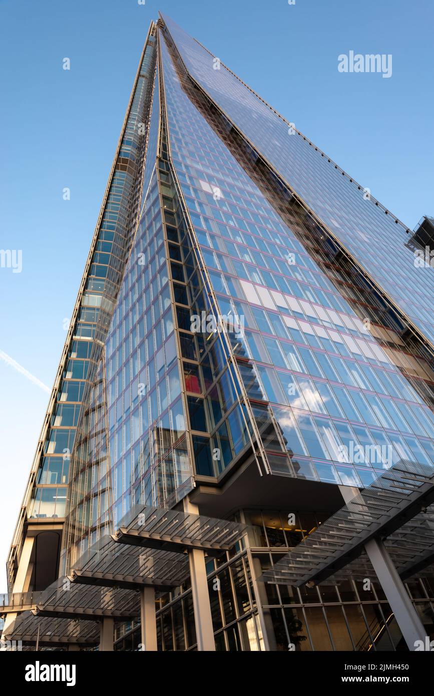 LONDON - DECEMBER 6 : View of the Shard in London on December 6, 2013 Stock Photo