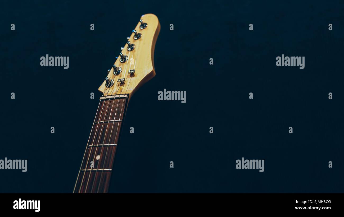 professional music class headstock electric guitar Stock Photo Alamy