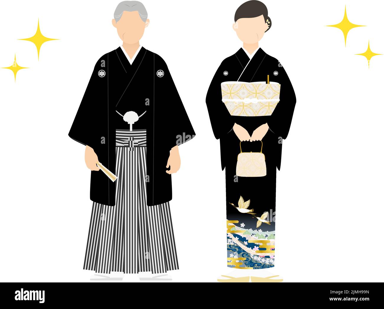 Modern japanese kimono Stock Vector Images - Page 2 - Alamy