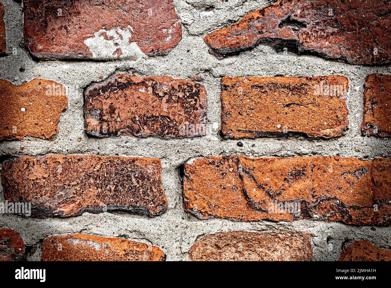 Brick wall, a background or texture Stock Photo