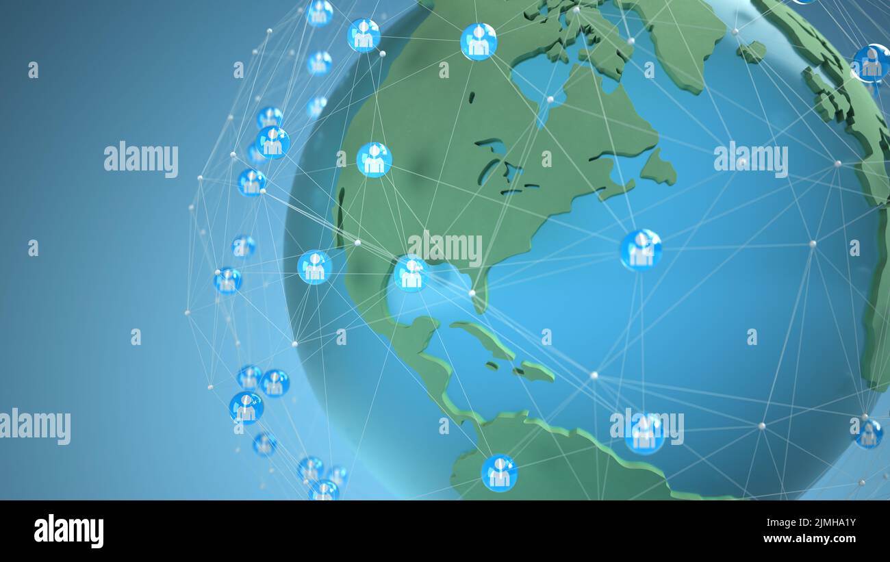 Global Connection Concept Stock Photo