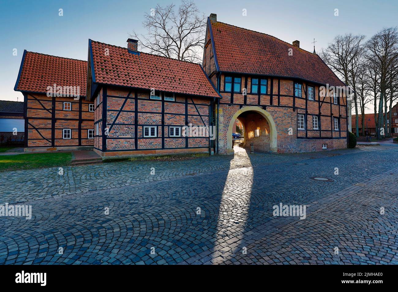 Huns gate, the former gatehouse to Asbeck Abbey, Legden, Muensterland