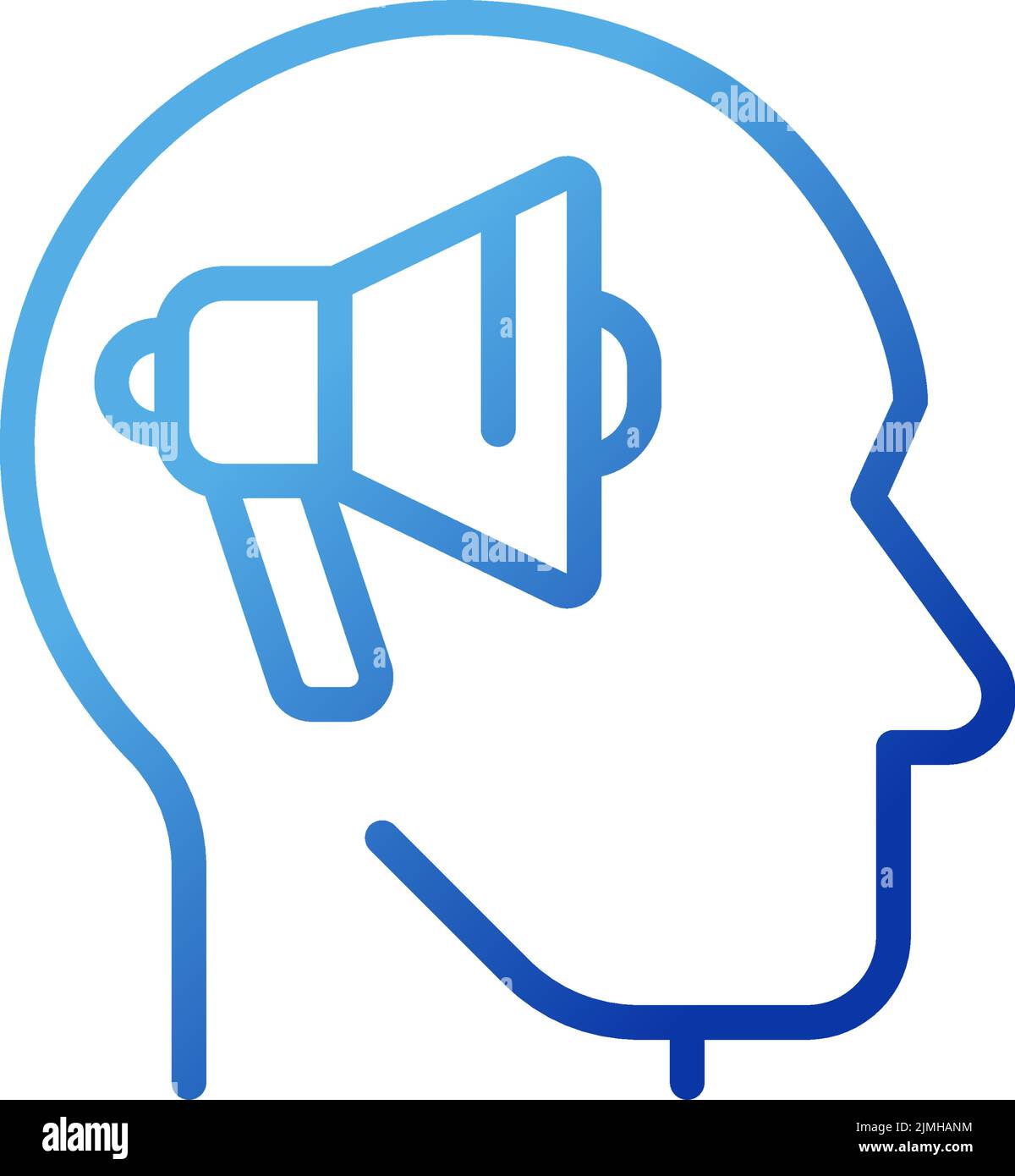 Neuromarketing pixel perfect gradient linear vector icon Stock Vector ...