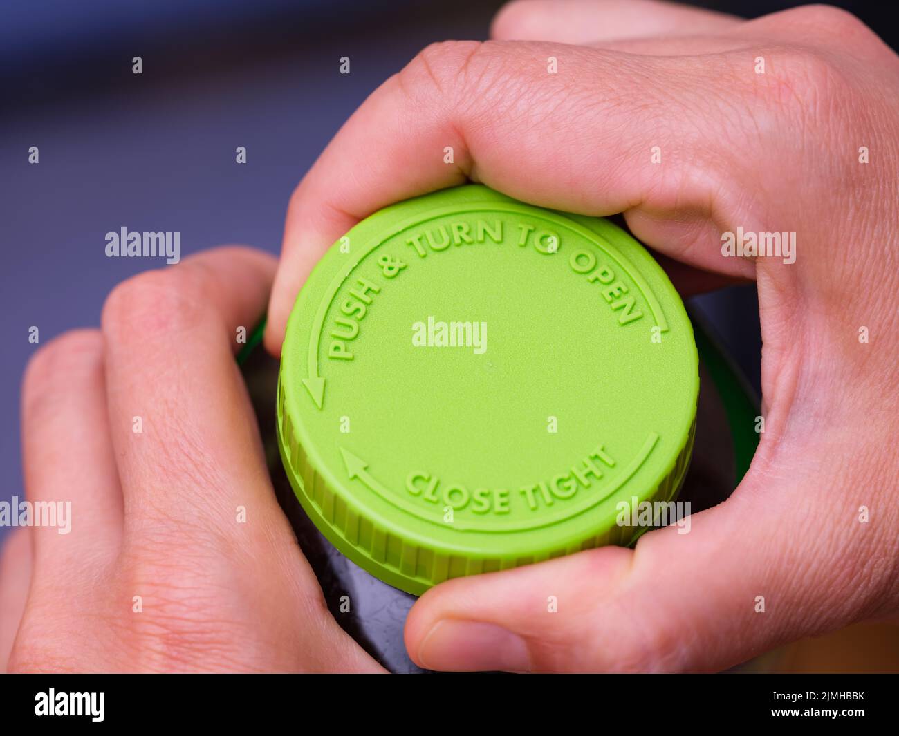 Child proof bottle cap hi-res stock photography and images - Alamy