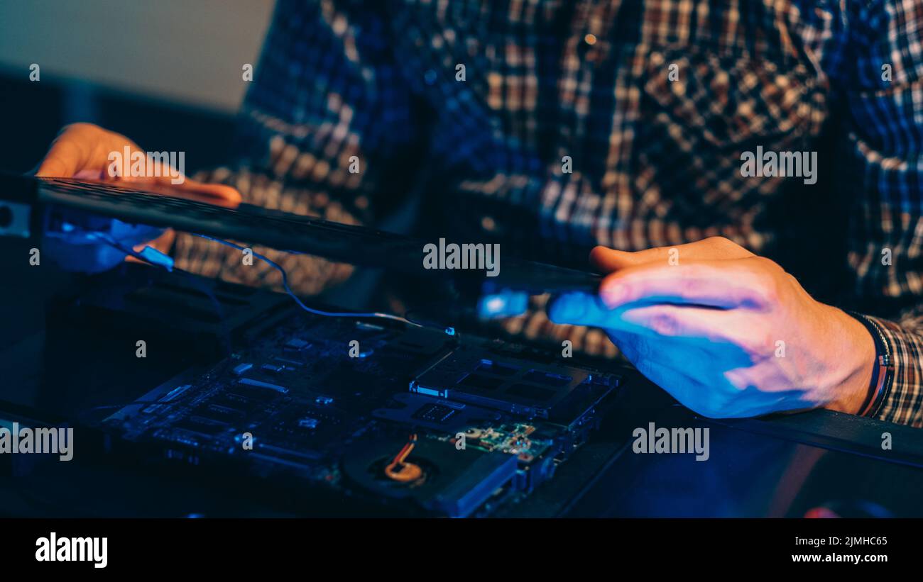 engineering hobby hardware development laptop Stock Photo Alamy