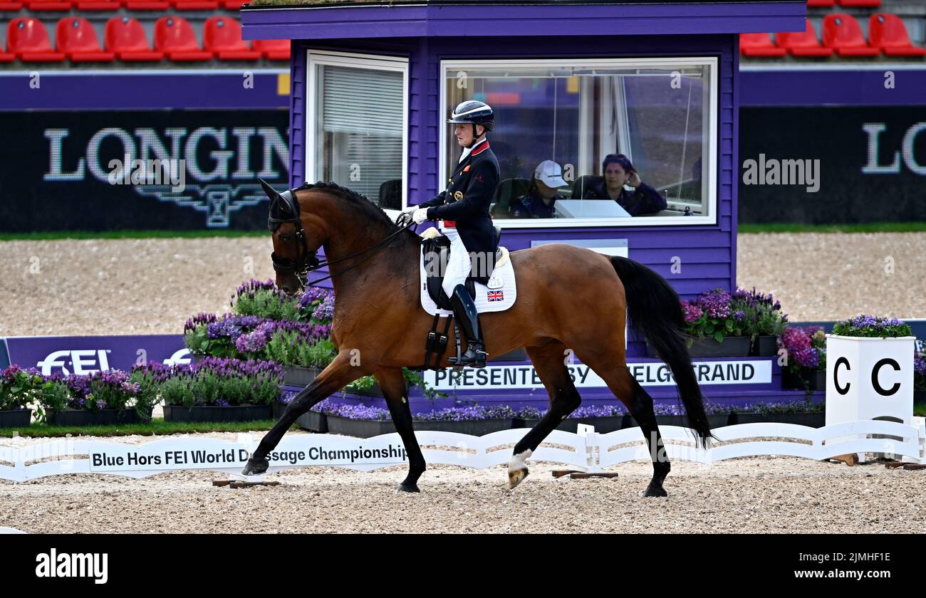 Herning, Denmark. 06th Aug, 2022. World Equestrian Games. Jyske Bank