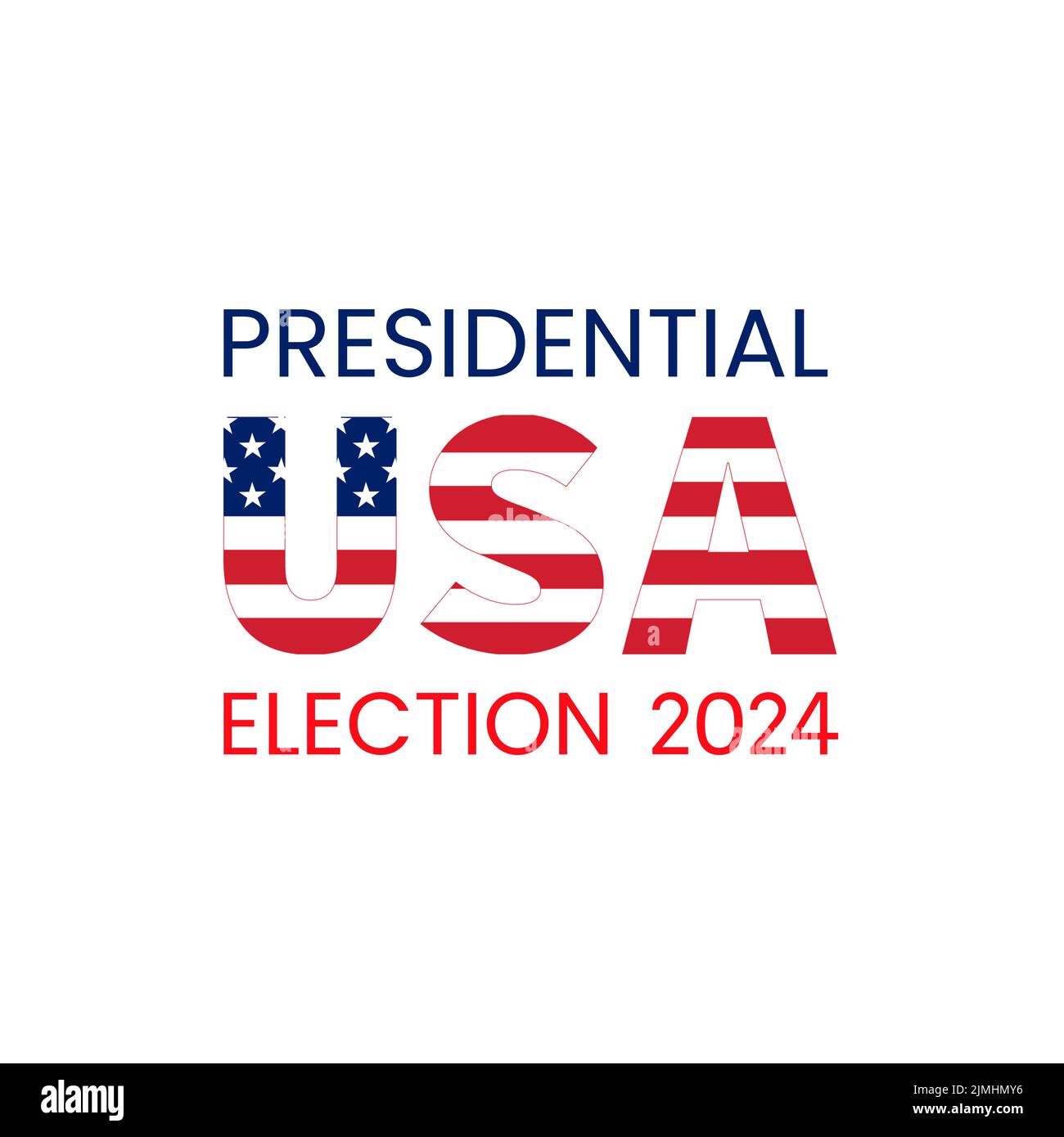 United States of America Presidential Election 2024. Vector