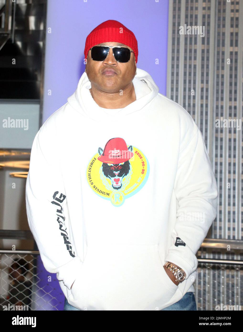 LL Cool J Lights The Empire State Building in Blue to celebrate the