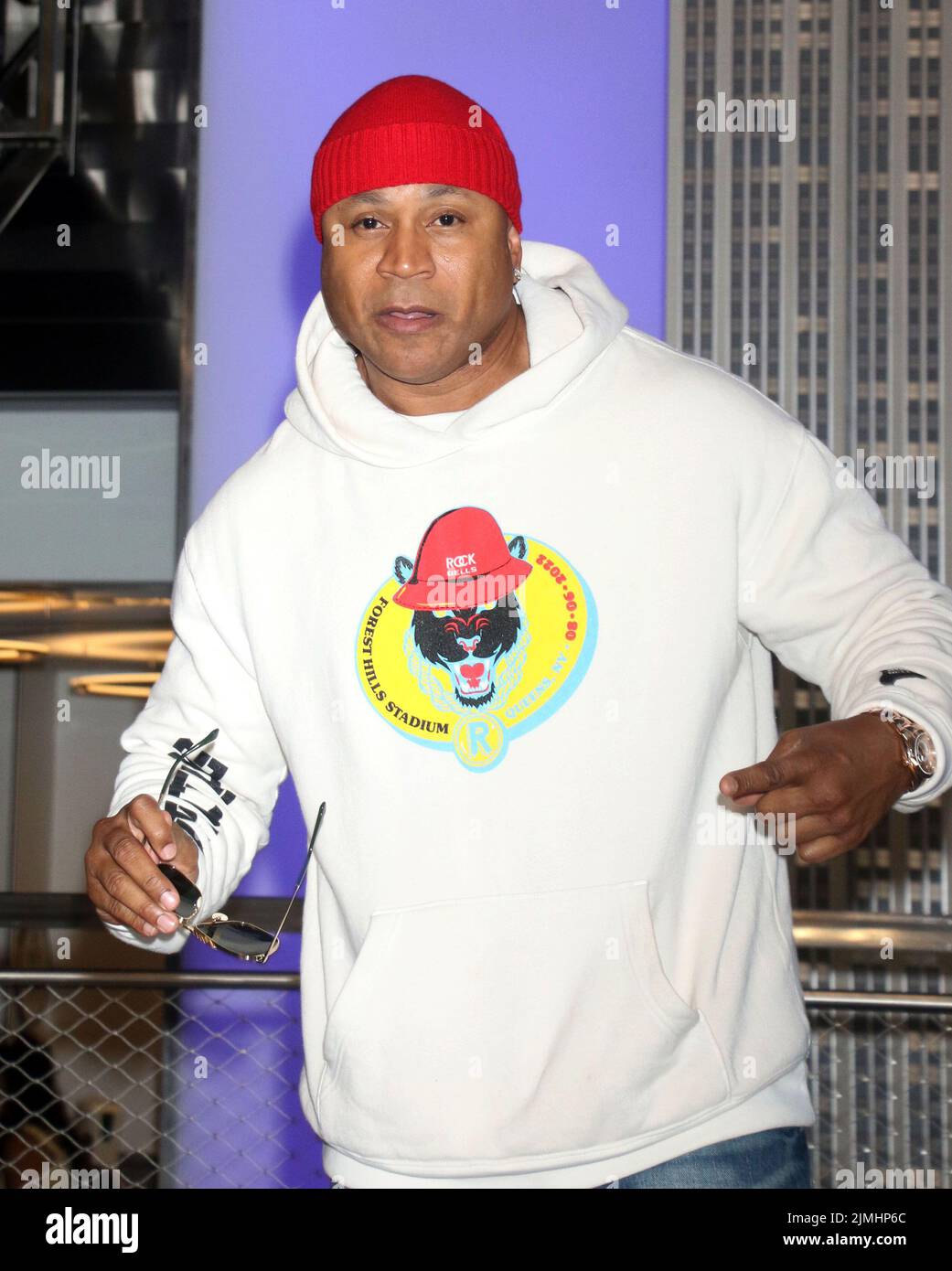 LL Cool J Lights The Empire State Building in Blue to celebrate the