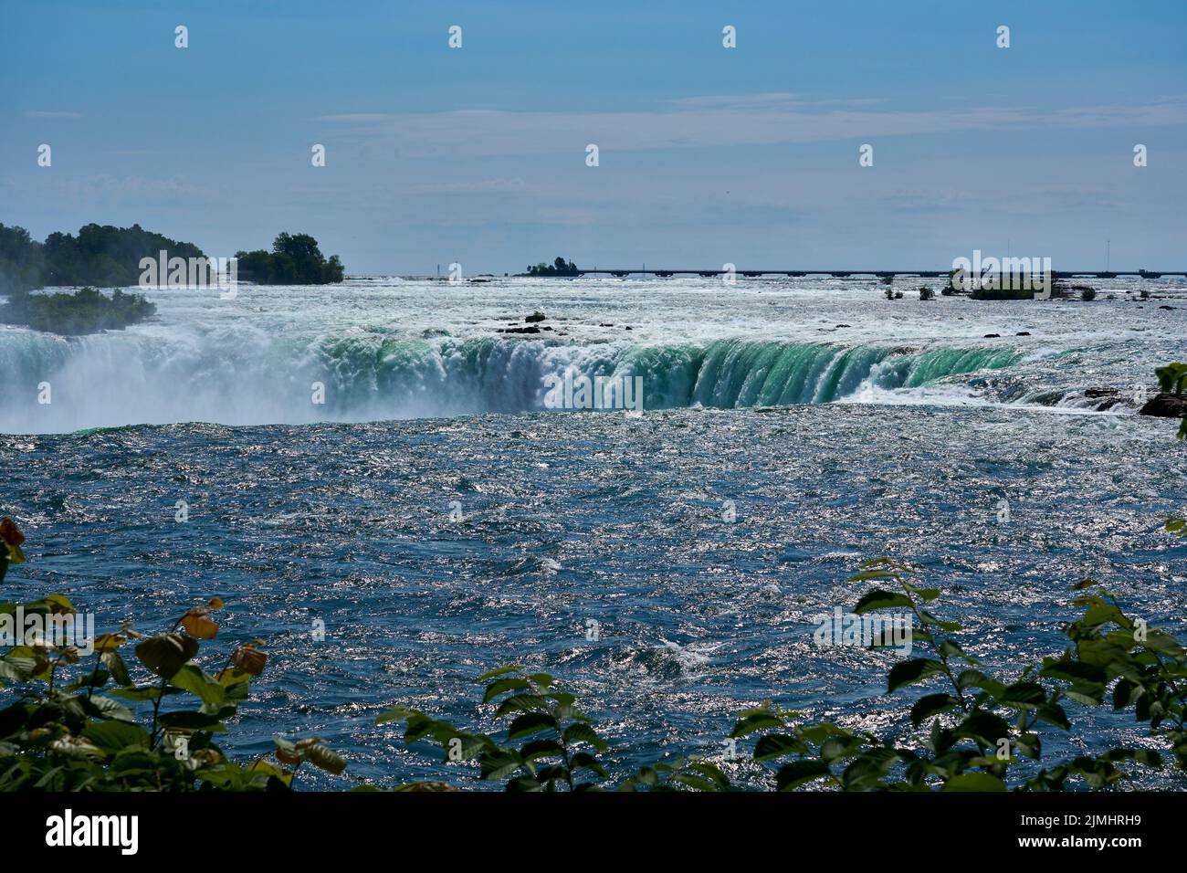Niagara Falls Canadian Side Stock Photo Alamy