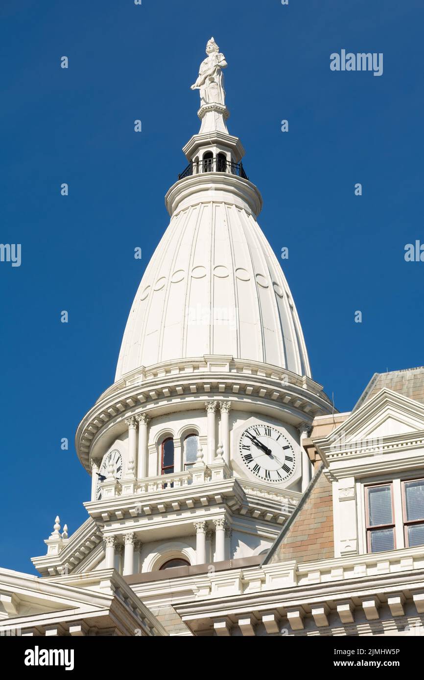 Exterior of the Tippecanoe County Courthouse, built from 1881 to 1884 ...