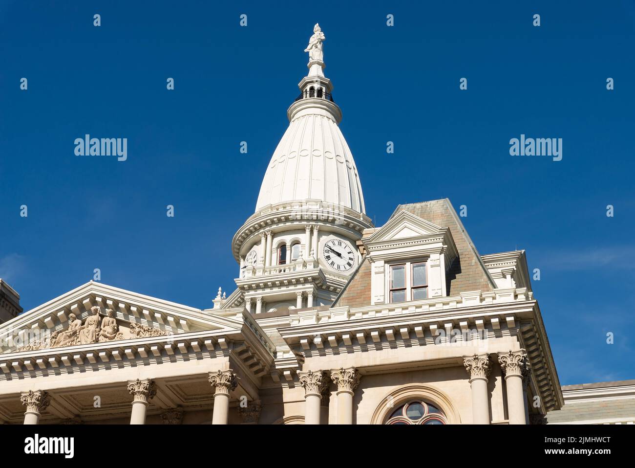 Exterior of the Tippecanoe County Courthouse, built from 1881 to 1884 ...