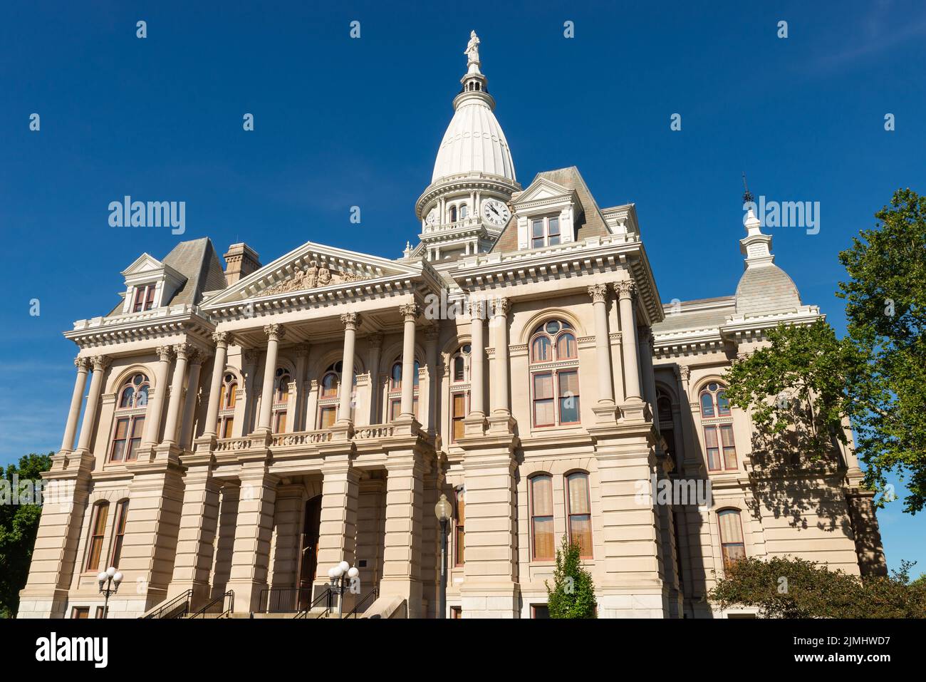 Exterior of the Tippecanoe County Courthouse, built from 1881 to 1884 ...