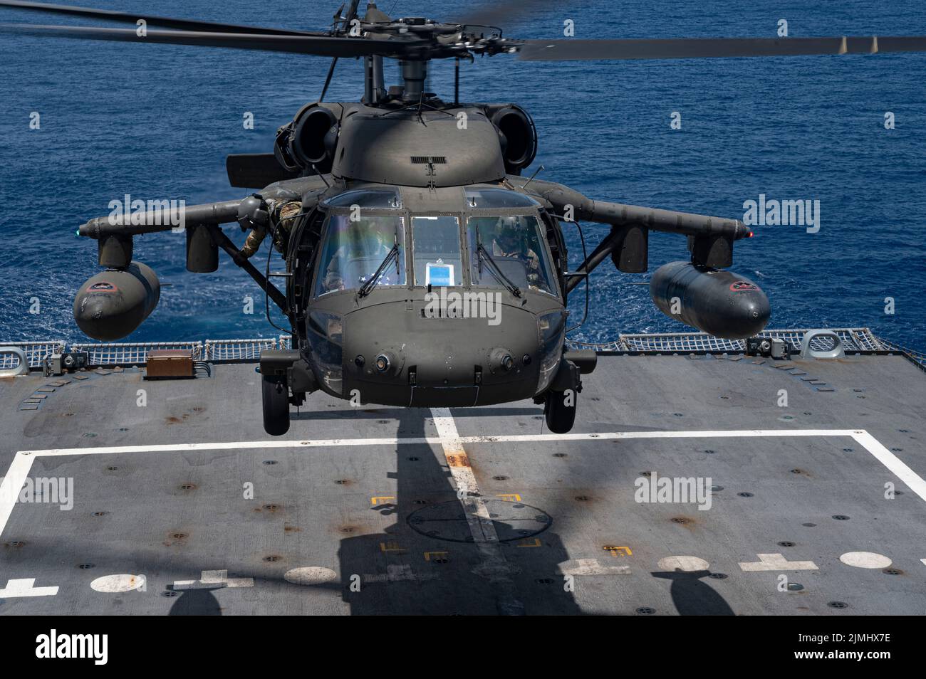 A uh 60 black hawk helicopter assigned to joint task force bravo s 1