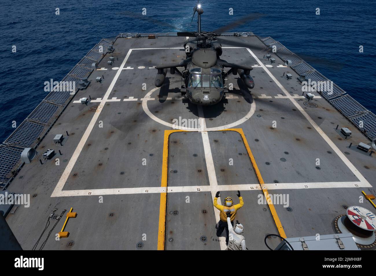 A uh 60 black hawk helicopter assigned to joint task force bravo s 1