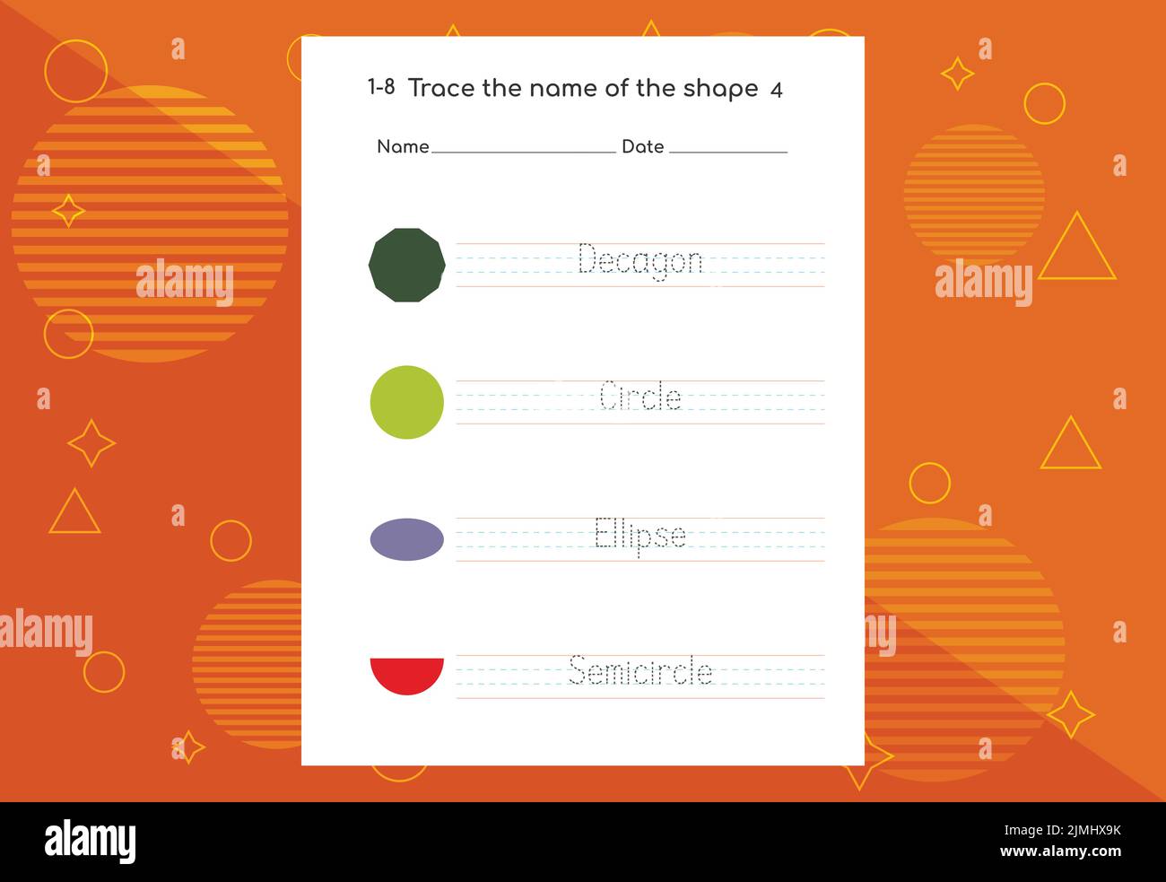 Word tracing worksheets for kids. Letters trace exercises for kids