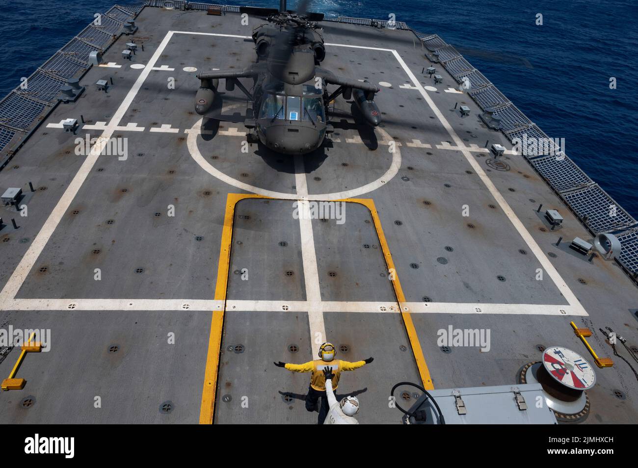 A uh 60 black hawk helicopter assigned to joint task force bravo s 1