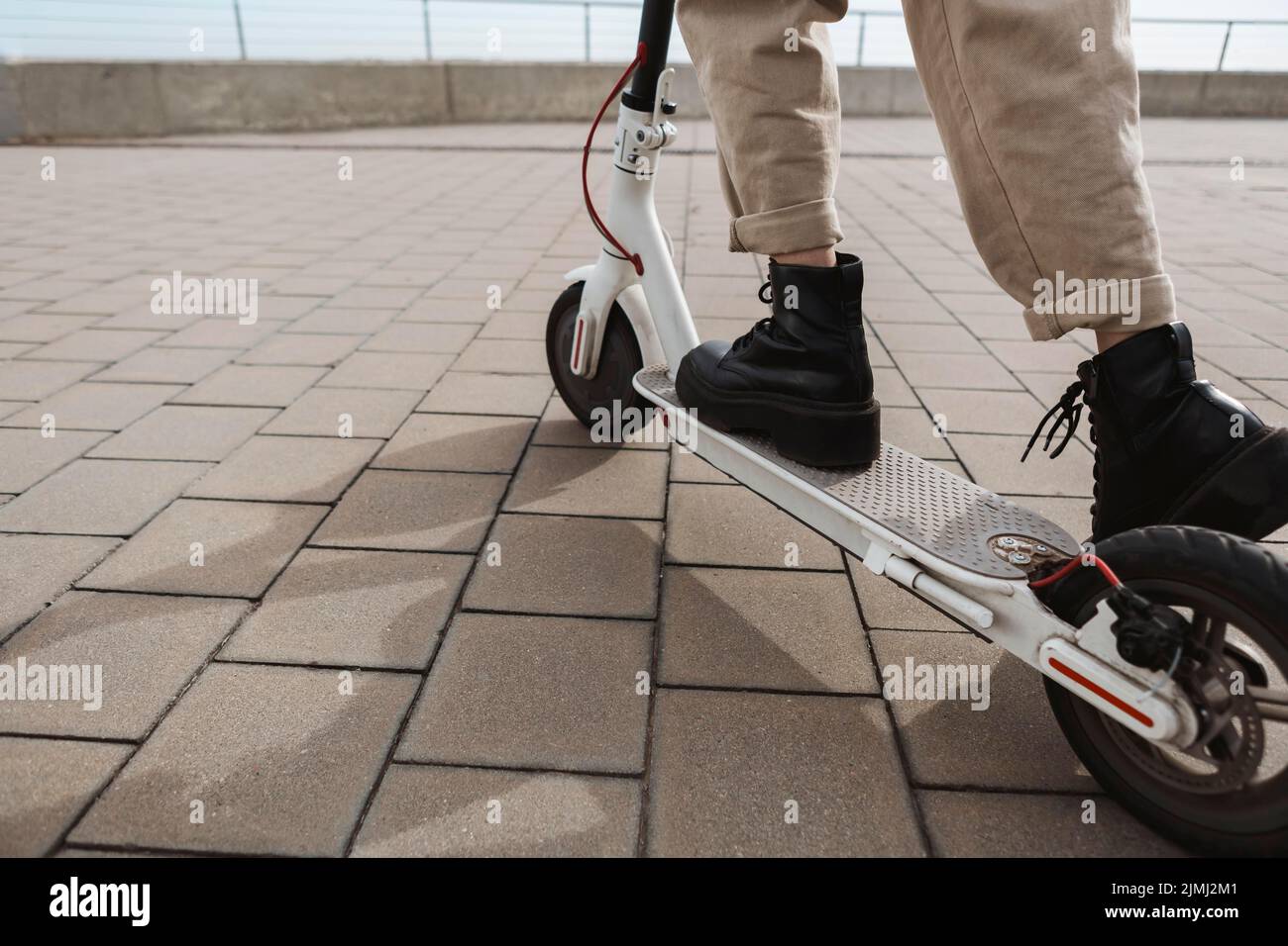 Riding mobility scooter hi-res stock photography and images - Alamy