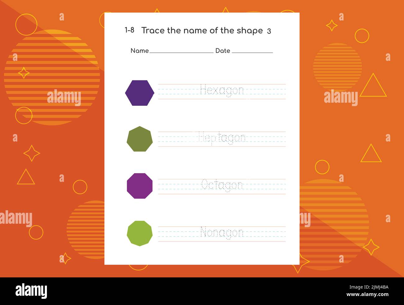 Word tracing worksheets for kids. Letters trace exercises for kids