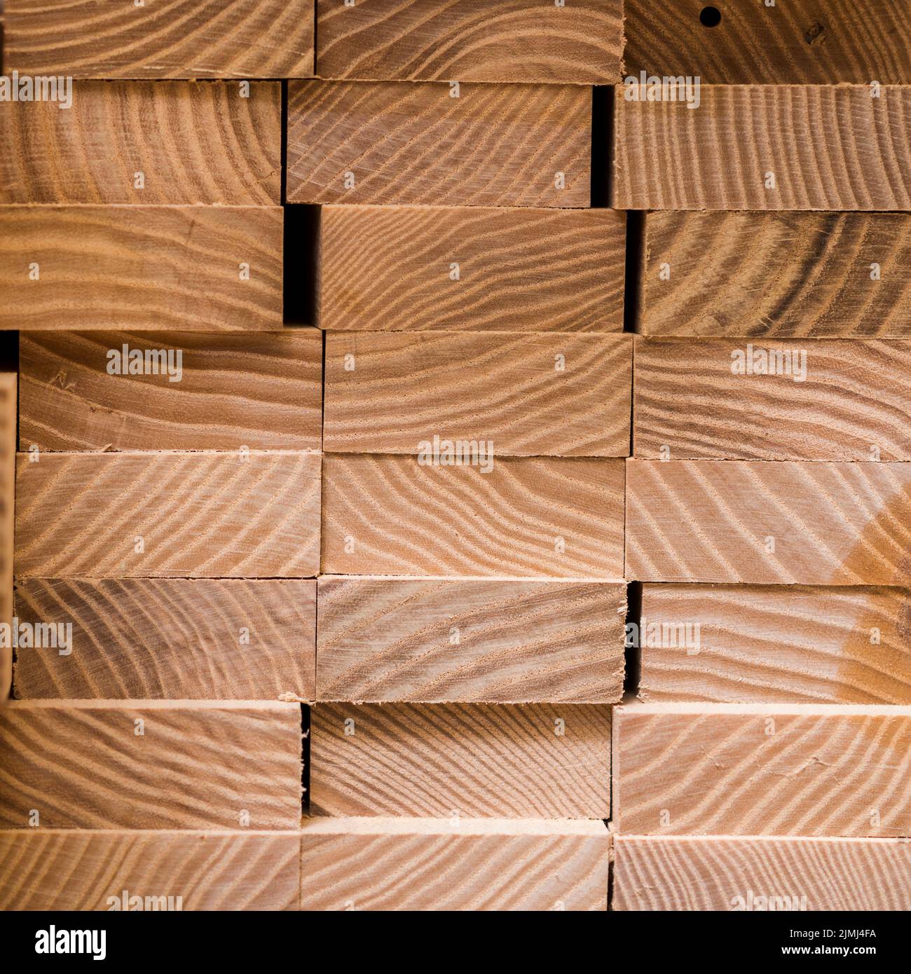 Stack square wood planks furniture materials Stock Photo - Alamy