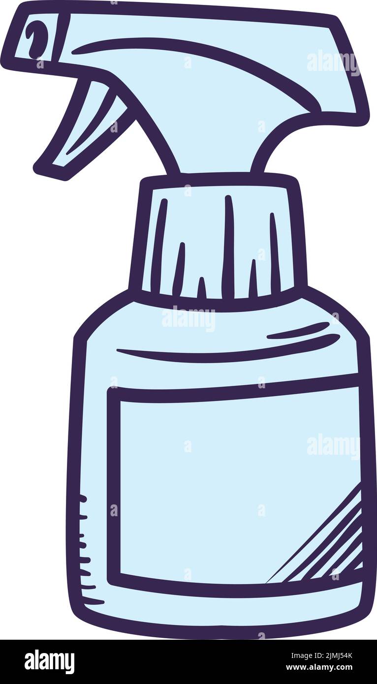 flat spray bottle Stock Vector Image & Art - Alamy