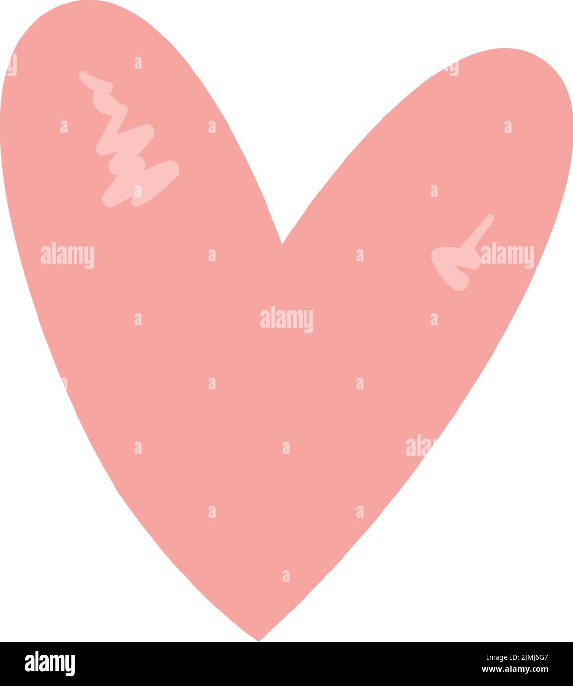 flat pink heart Stock Vector Image & Art - Alamy