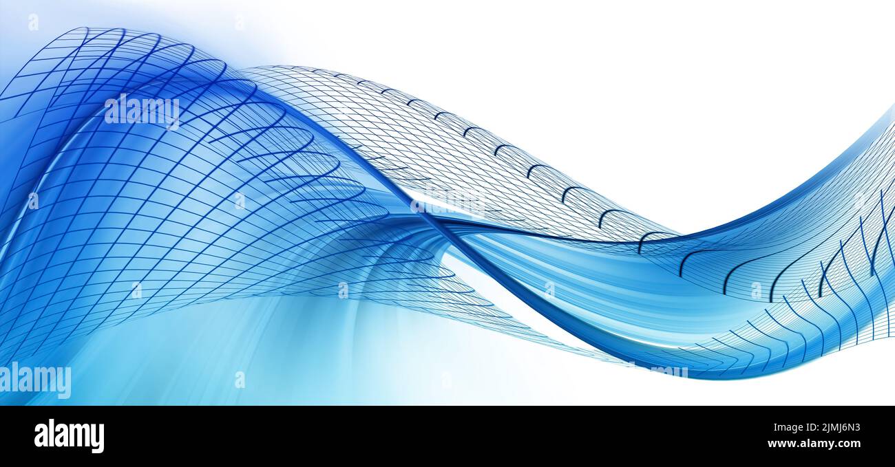 Abstract Cyber Space Background Stock Photo