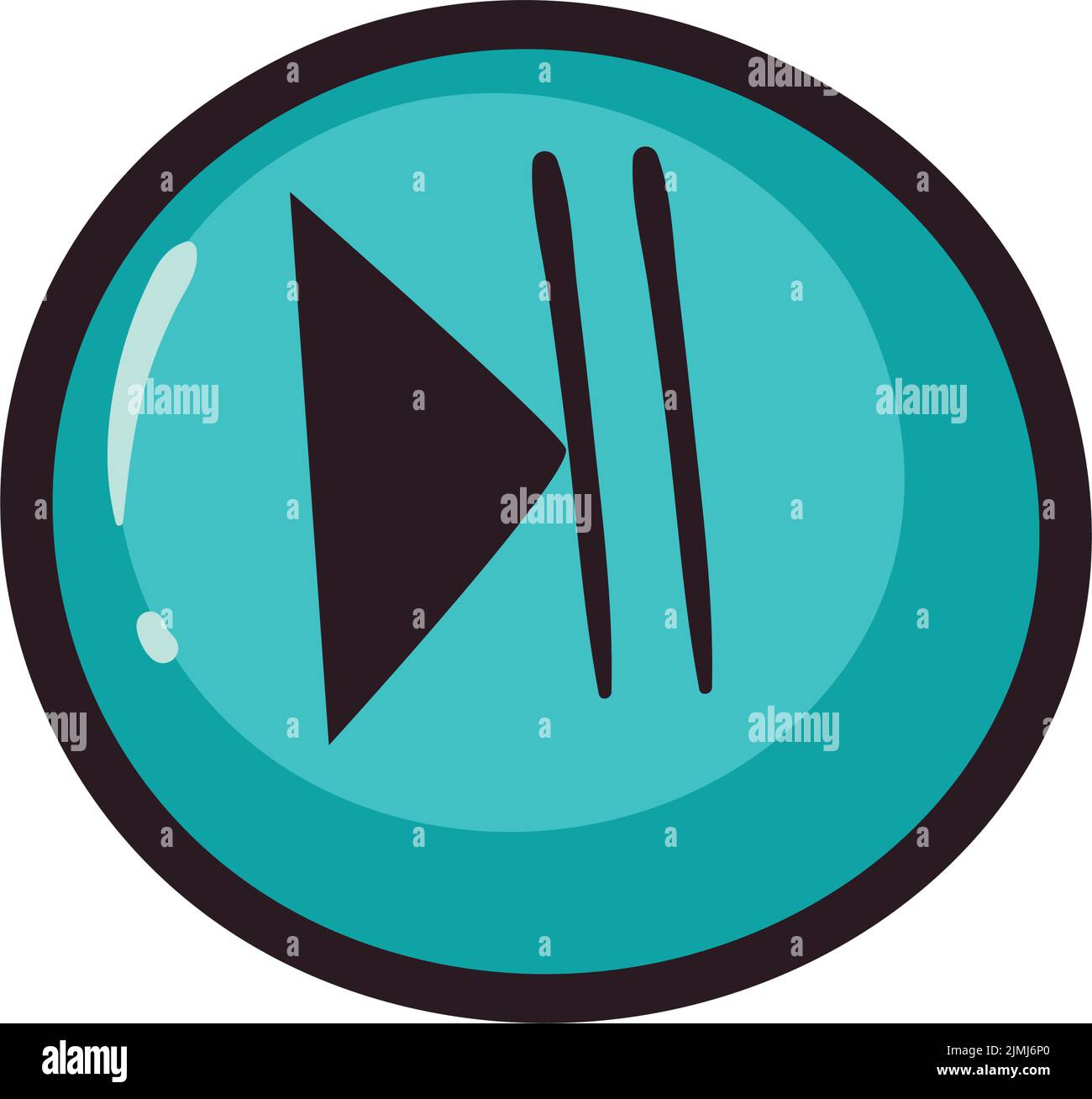 flat play button Stock Vector Image & Art - Alamy