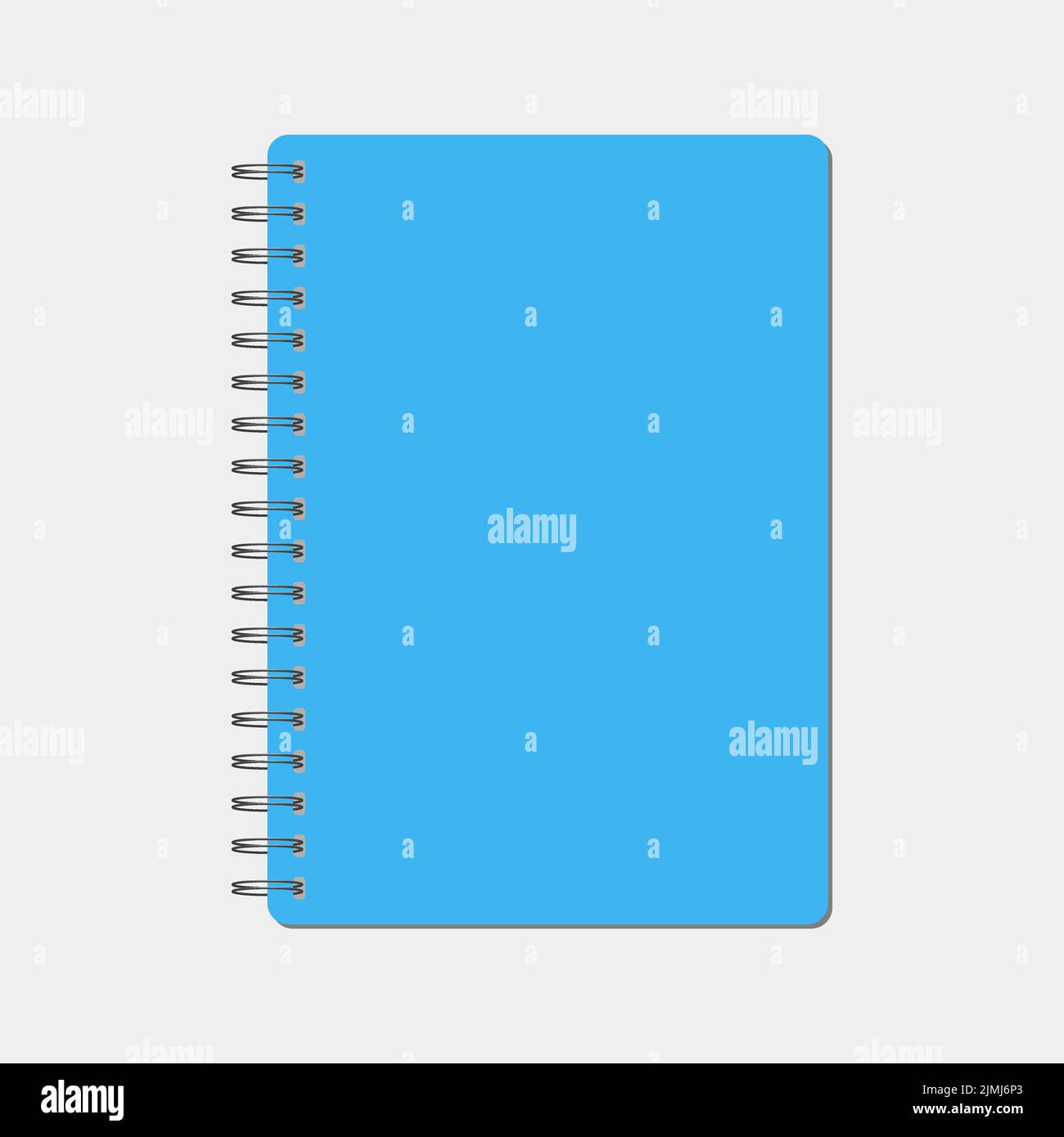 Spiral notepad, notebook icon isolated. Vector illustration Stock ...