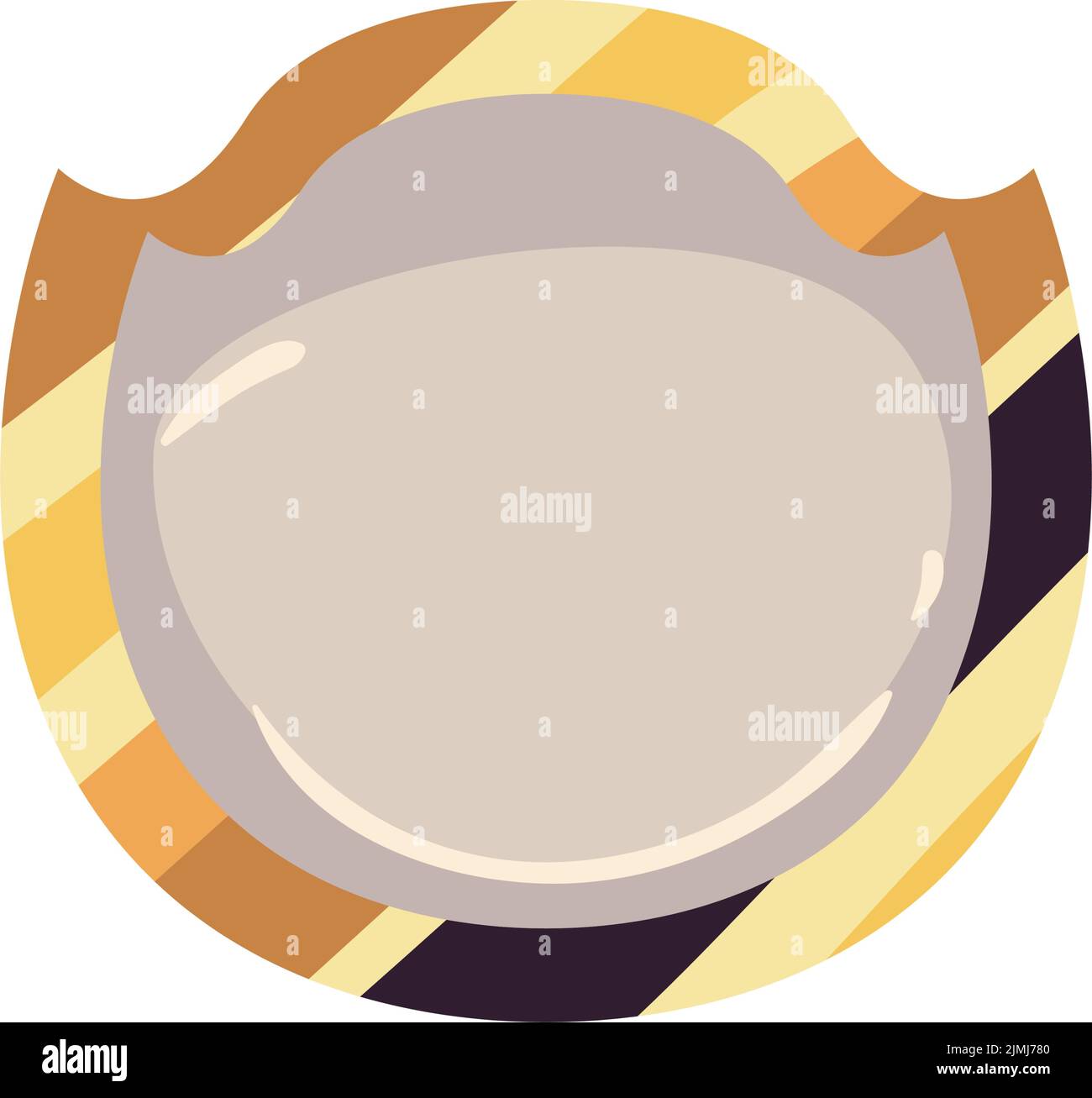 flat golden medal Stock Vector Image & Art - Alamy