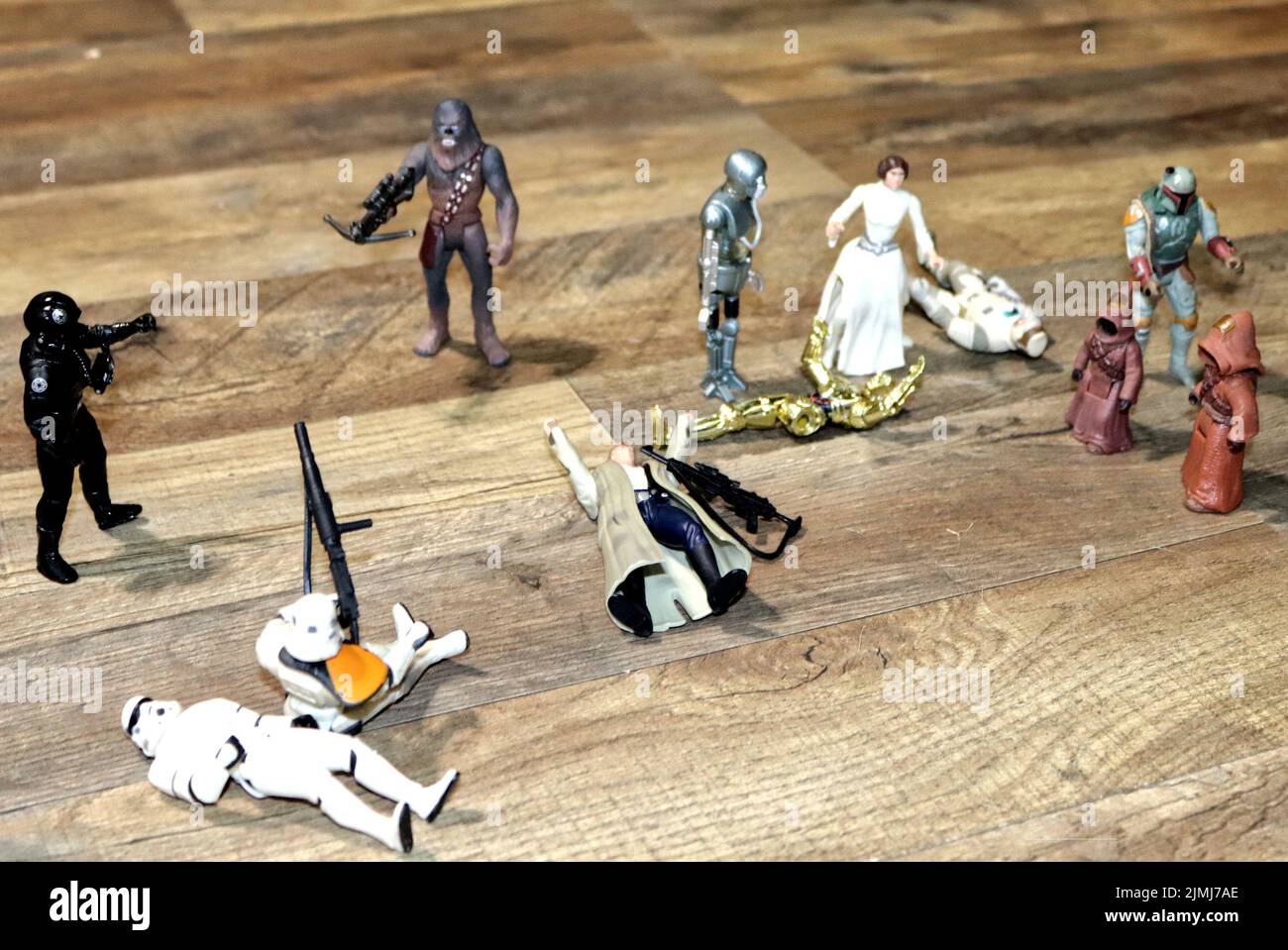 Action Figures Stock Photo