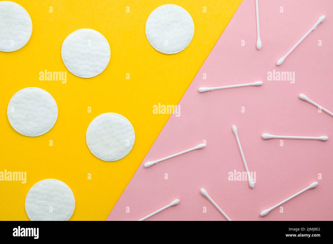 Top view cotton swabs Stock Photo Alamy