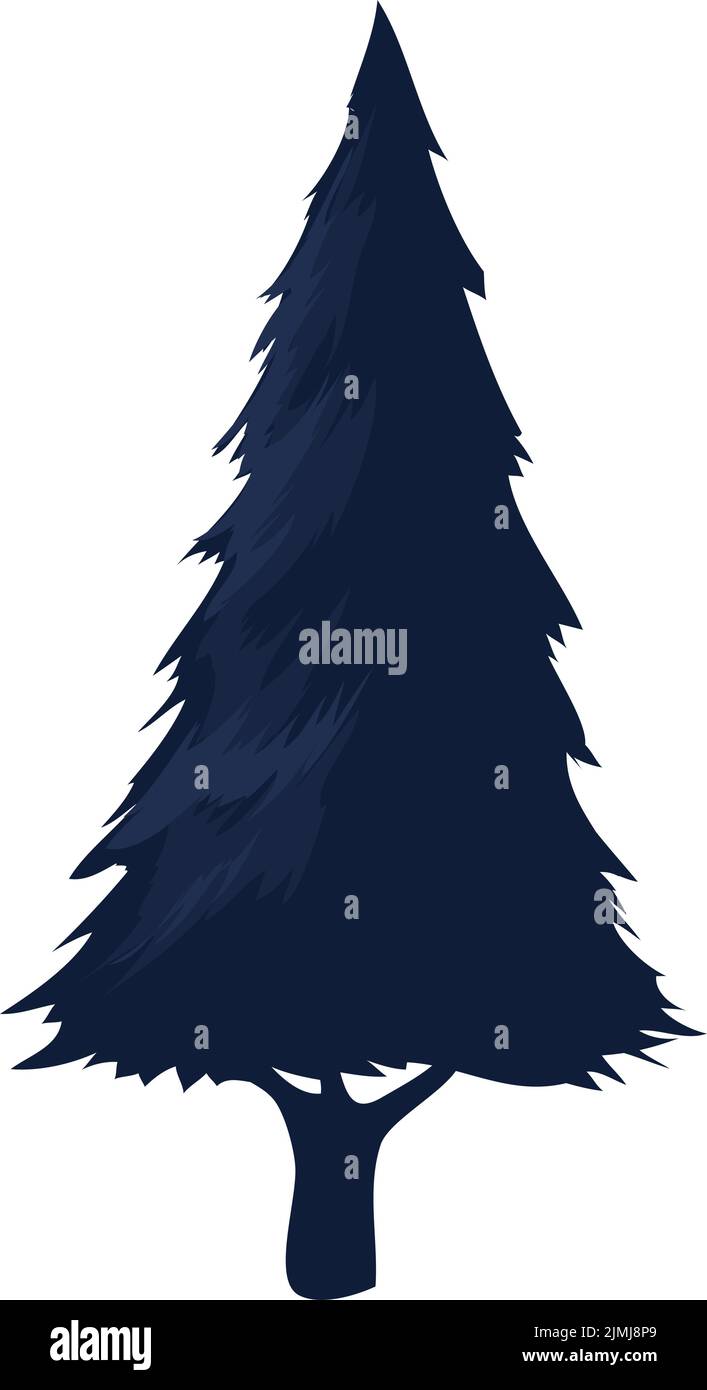 pine tree silhouette design Stock Vector Image & Art - Alamy