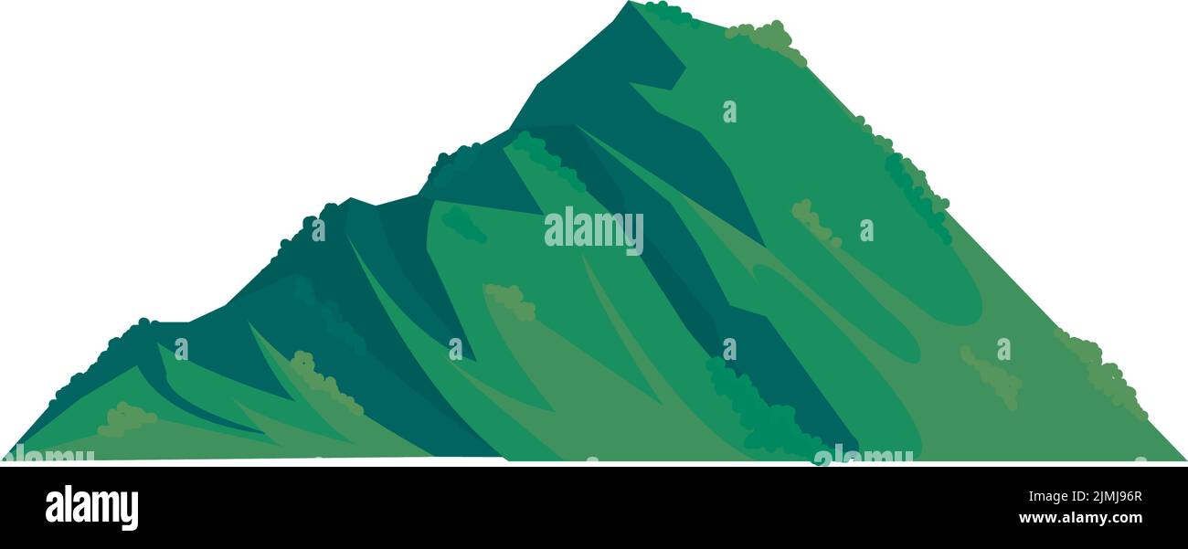 green mountain illustration Stock Vector Image & Art - Alamy