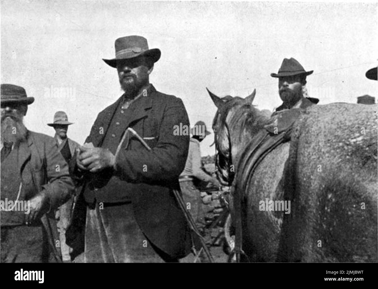 The Boer General Piet de Wet in 1900 Stock Photo