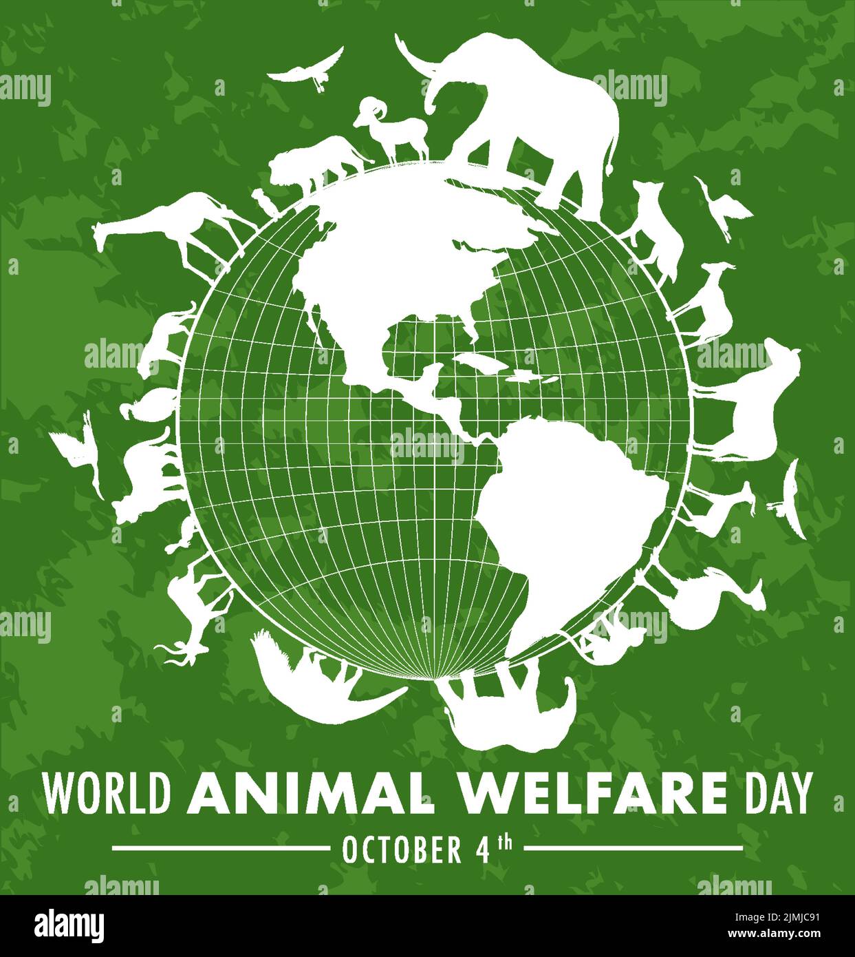 World Animal Welfare Day Concept Vector illustration Stock Vector Image  