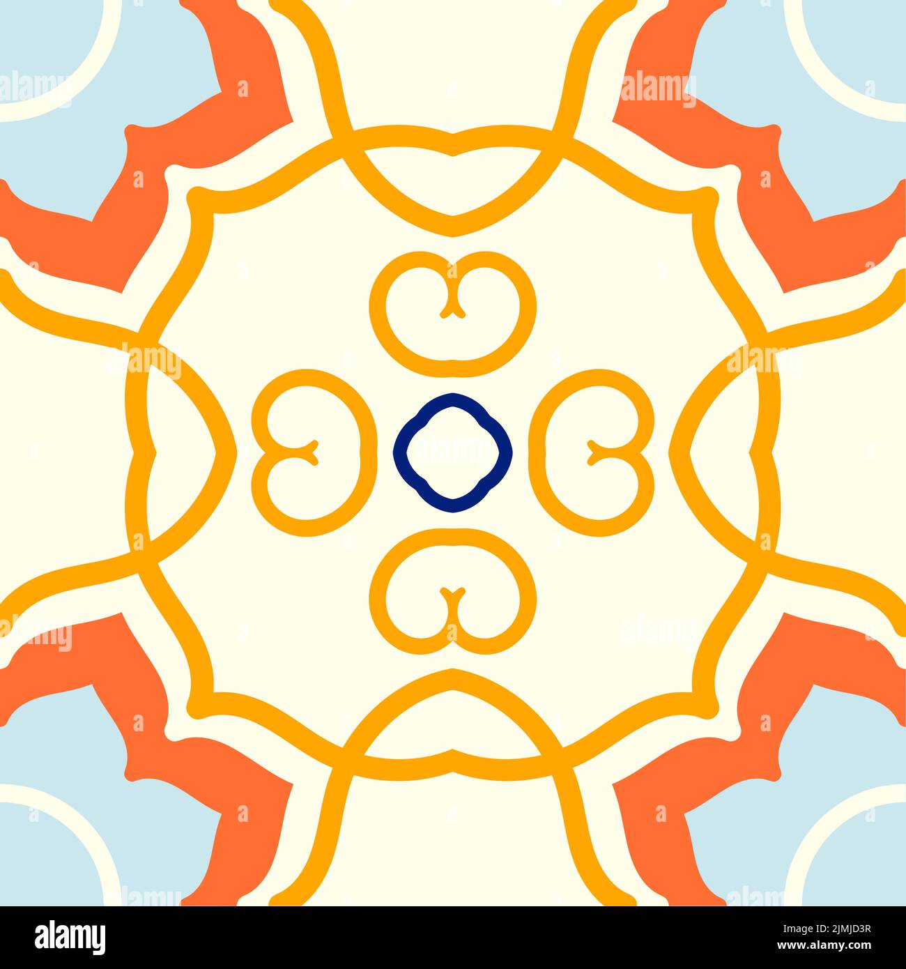 Abstract colorful tile pattern Stock Vector Images - Alamy