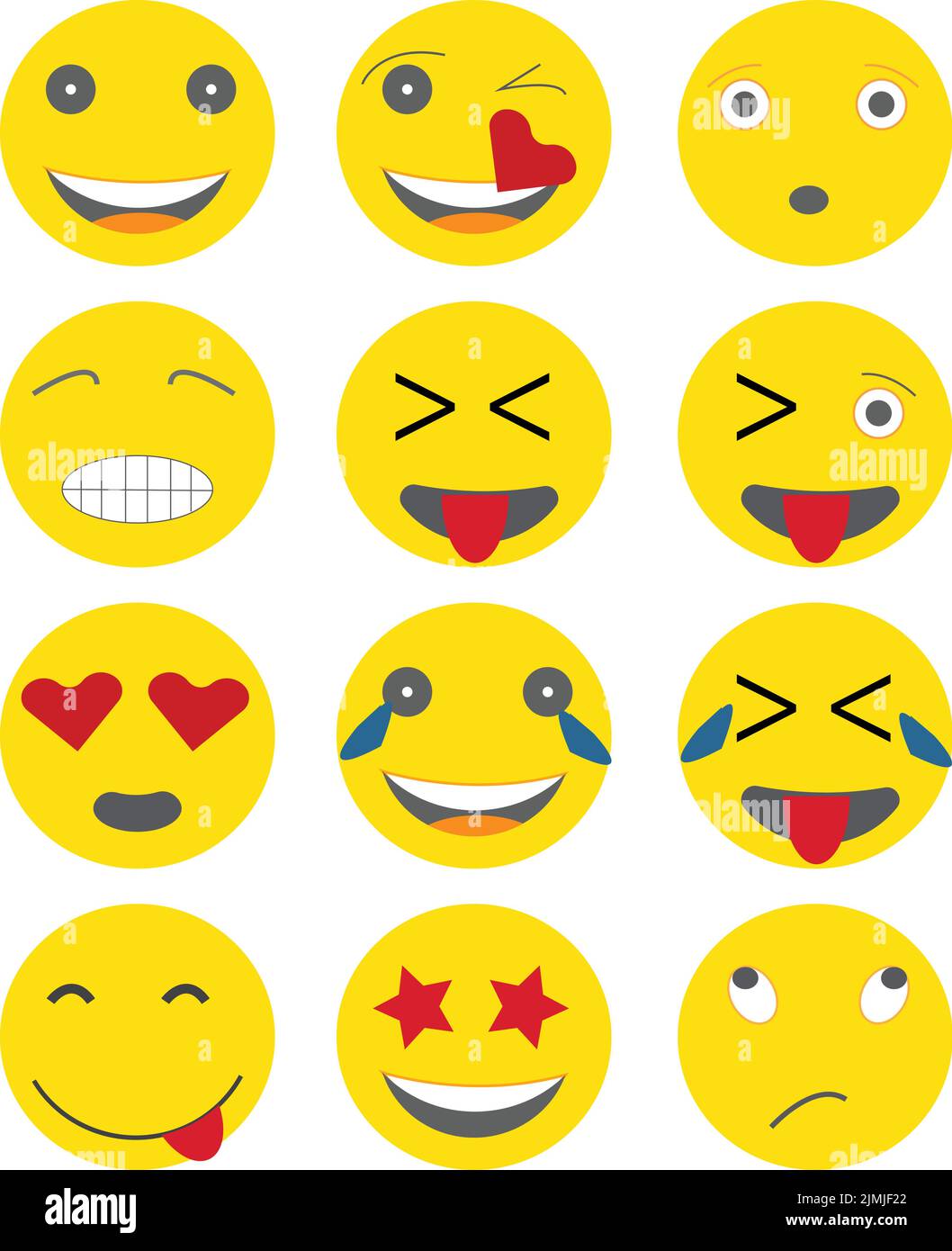 Cartoon Face Vector Icon Scared Funny Emoji Plaintive Facial