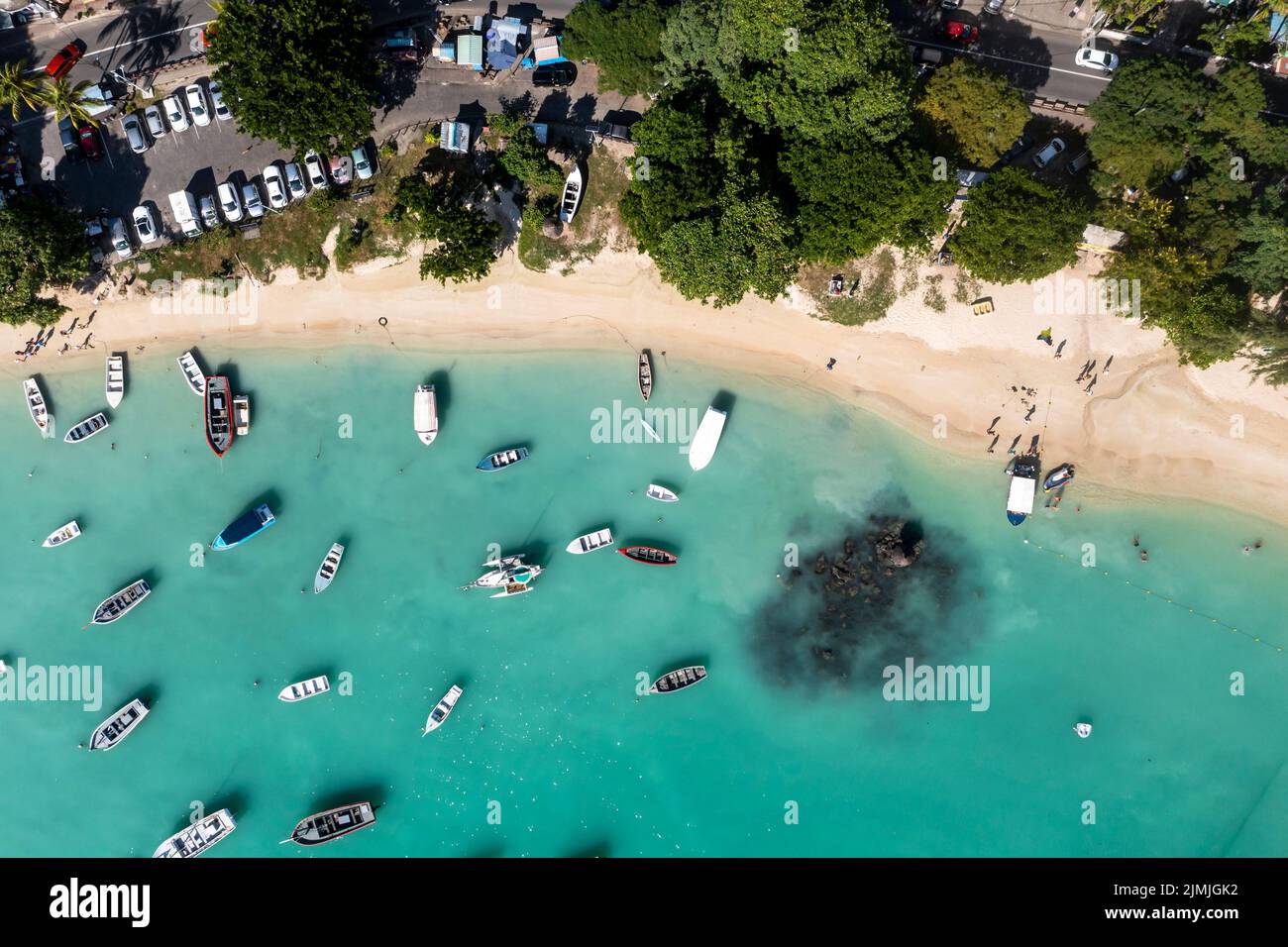 Mauritius grand baie aerial view hires stock photography and images