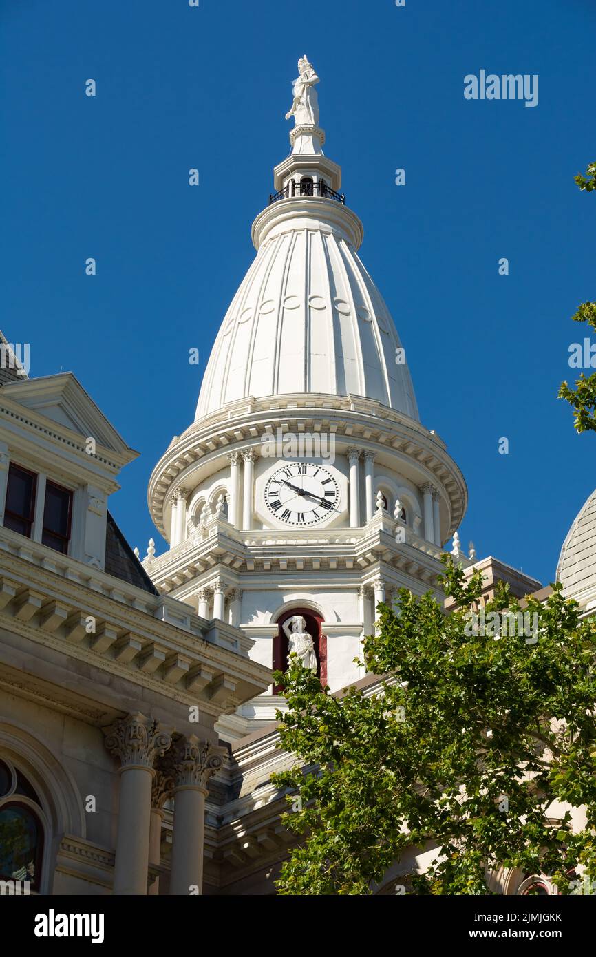 Exterior of the Tippecanoe County Courthouse, built from 1881 to 1884 ...