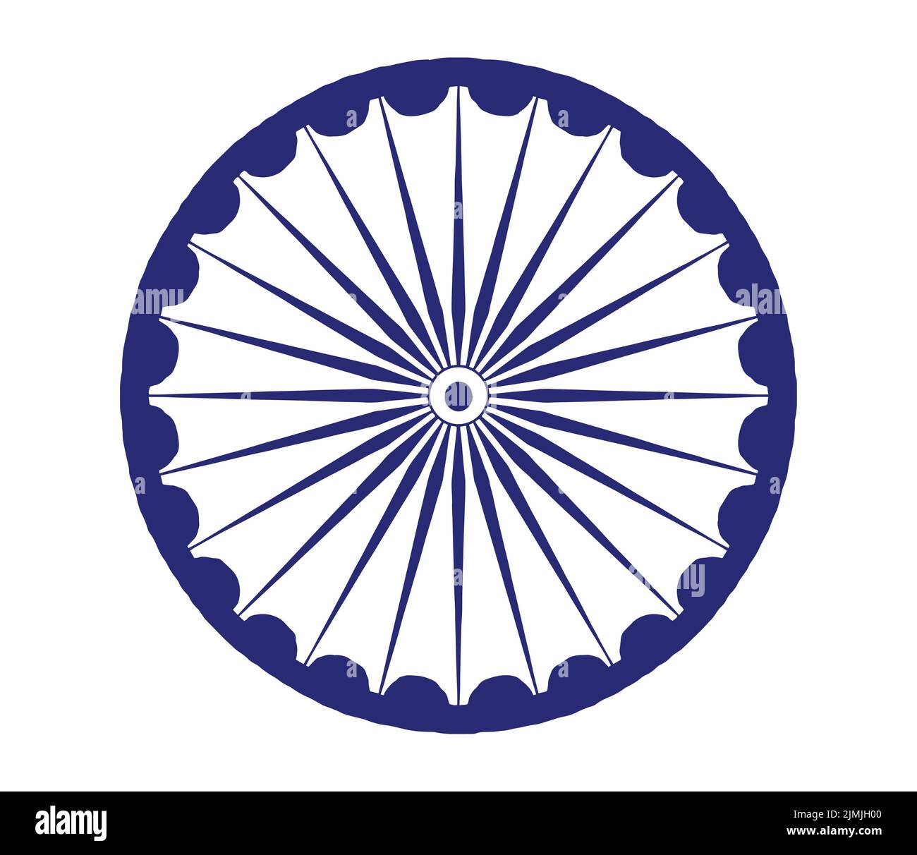 Ashoka Chakra In Indian Flag India Flag In Tricolor With Ashoka Chakra