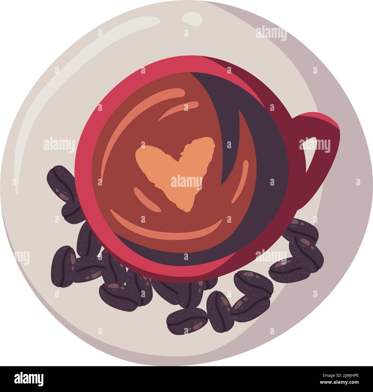 flat latte design Stock Vector Image & Art Alamy