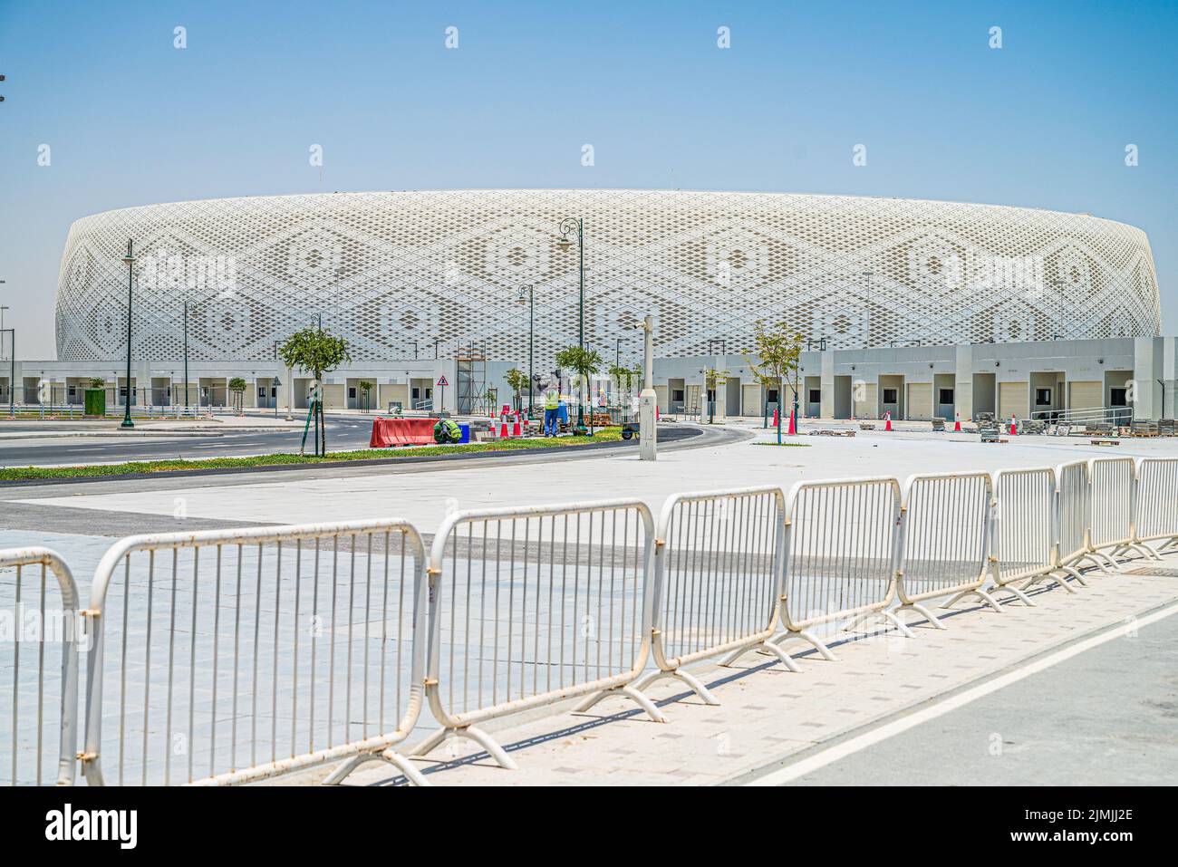 Al Thumama Stadium located in Qatar for the 2022 for FIFA World Cup Stock Photo