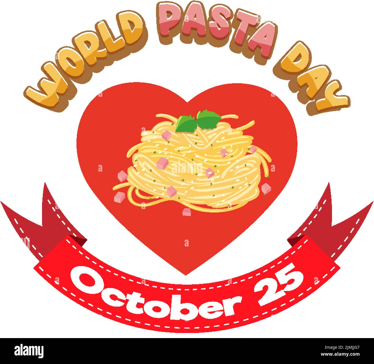 World Pasta Day Poster Design illustration Stock Vector Image & Art Alamy